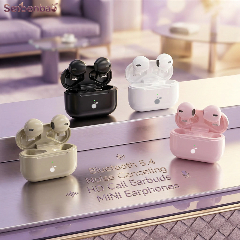 Senbenbao TWS Pro 5S Air Pro 4 หูฟังไร้สายบลูทูธกีฬาไฮไฟสเตอริโอหูฟังกันน้ําชุดหูฟังสําหรับเล่นเกม
