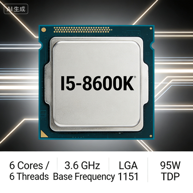 Intel Core i5-8600K โปรเซสเซอร์ Intel Core อัจฉริยะรุ่นที่แปด