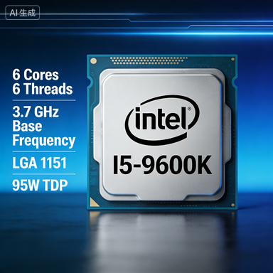 Intel Core i5-9600K Ninth Generation โปรเซสเซอร์ Intel Core อัจฉริยะ 1151cpu