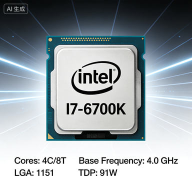 Intel Core i7-6700K โปรเซสเซอร์ Intel Core อัจฉริยะรุ่นที่หก 1151cpu