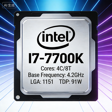 โปรเซสเซอร์ Intel i7-7700K Intel 7th Generation Core 1151cpu