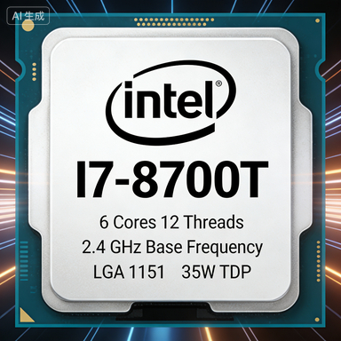 Intel Core i7-8700T โปรเซสเซอร์ Intel Core อัจฉริยะรุ่นที่แปด 1151cpu
