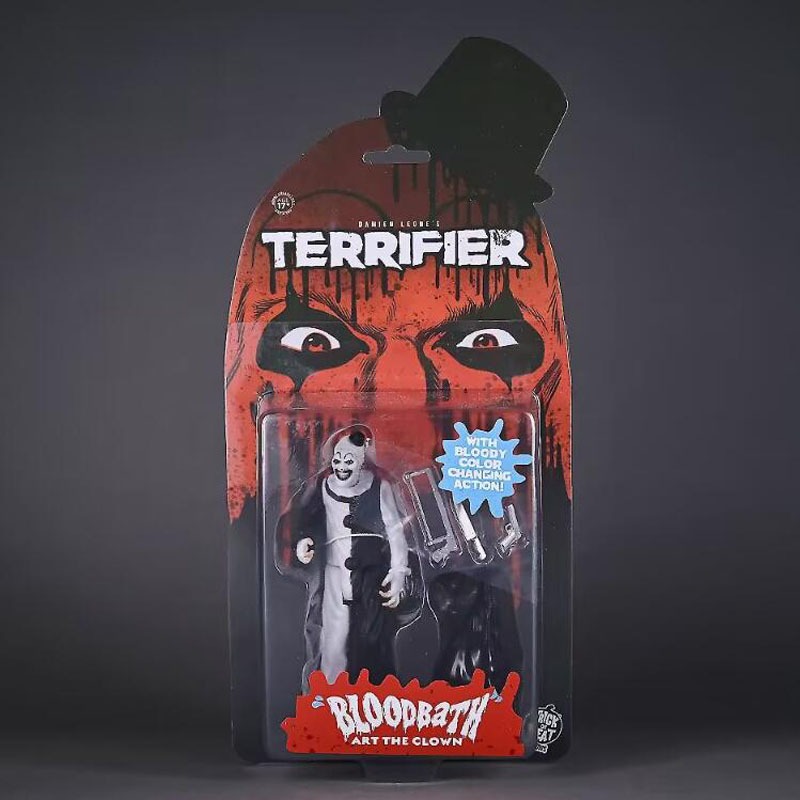 12 ซม.สยองขวัญรูป Terrifier Art Clown Art Art Articulated Action Figure Bloody เปลี่ยนสีภาพยนตร์รุ่นของเล่นเครื่องประดับของขวัญสยองขวัญ