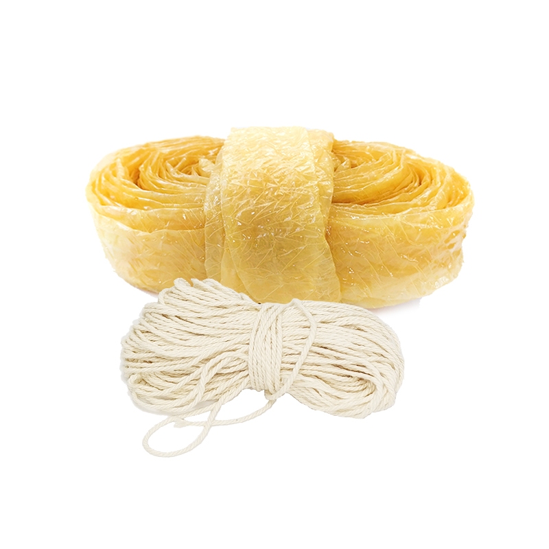 18 มม.อาหารเกรดคอลลาเจนปลอก 10M ไส้กรอก Twine โฮมเมดชุดทําไส้กรอกรมควันไส้กรอกย่างทนทานง่ายต่อการผูก