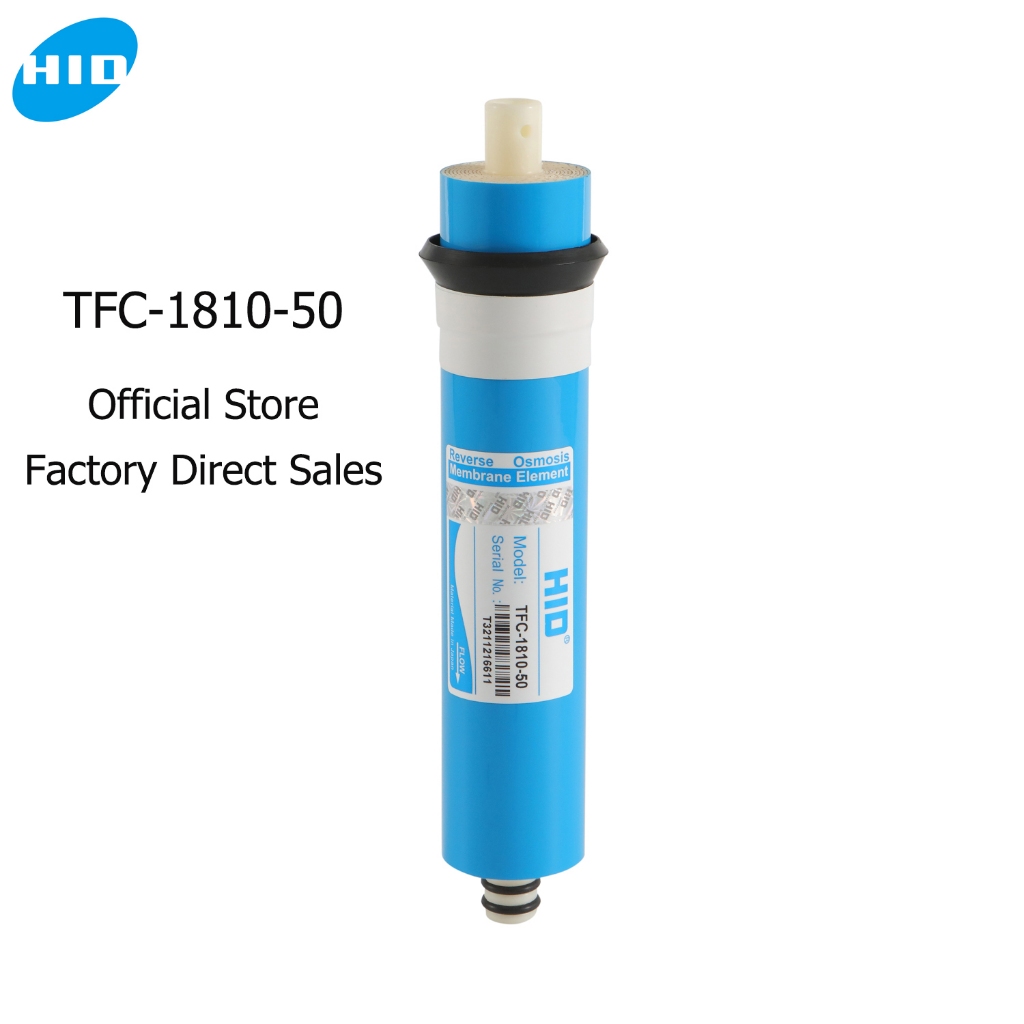 HID 50gpd RO Membrane 1810 50 GPD Reverse Osmosis ตลับกรองเมมเบรนทดแทน