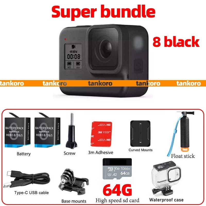 กล้องแอคชั่น GoPro HERO 8 Black สีดํา สําหรับ vlog go pro thumbnail 3