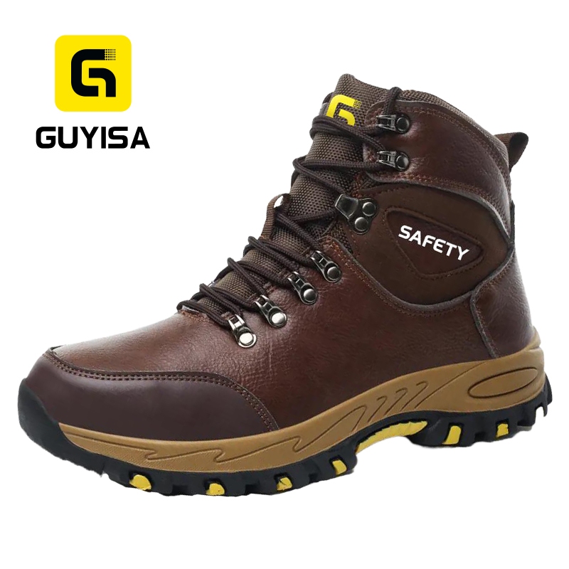 GUYISA รองเท้าเซฟตี้ รองเท้าหัวเหล็ก กันลื่น SZ3 39-44