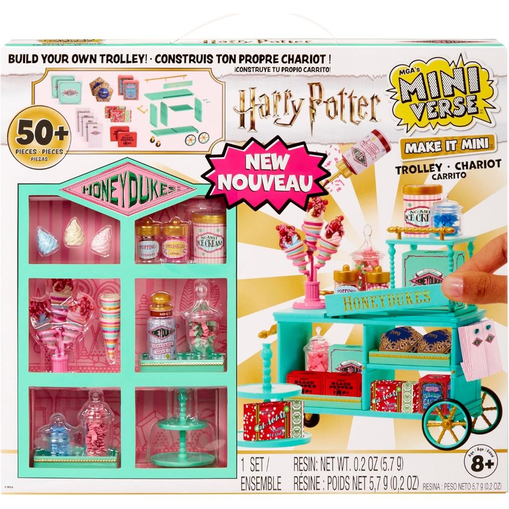 MGAs Miniverse Make It Mini Honeydukes Trolley Harry Potter Mini Collectibles, ของเล่นเด็ก Play Hous