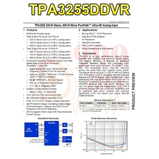 999DIY ชิปเพาเวอร์แอมป์เสียง IC TPA3255/TDA7498E/TPA3116/TPA3221 ชิพแท้ แอมป์จิ๋ว tb21/502t/ht21 ชิ้นส่วนอะไหล่ อะไหล่บลูทูธdiy