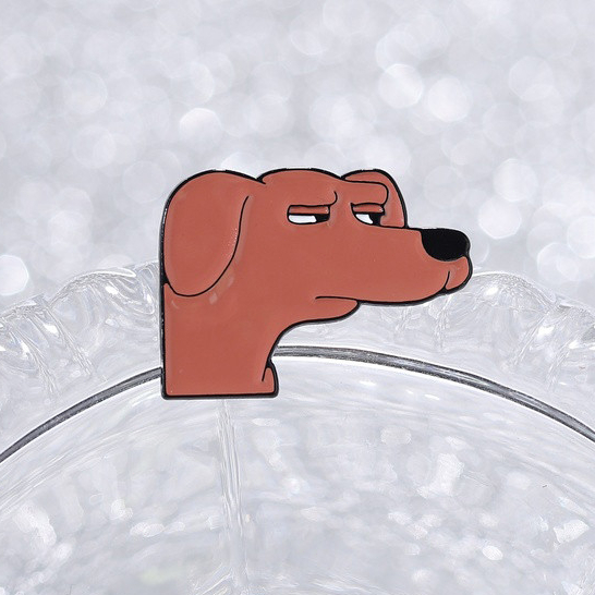Sassy Dachshund เคลือบ Pin ตลก Skeptical เข็มกลัดสุนัขการ์ตูนสัตว์ Badges กระเป๋าเป้สะพายหลังอุปกรณ์เสริมของขวัญสําหรับเพื่อน