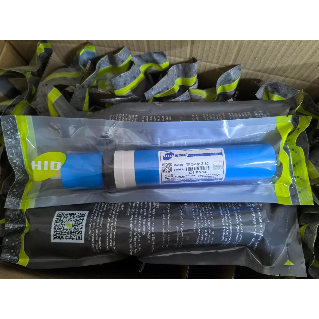 HID 50gpd RO เมมเบรน 1812 50 GPD Reverse Osmosis ตัวกรองทดแทน Membran