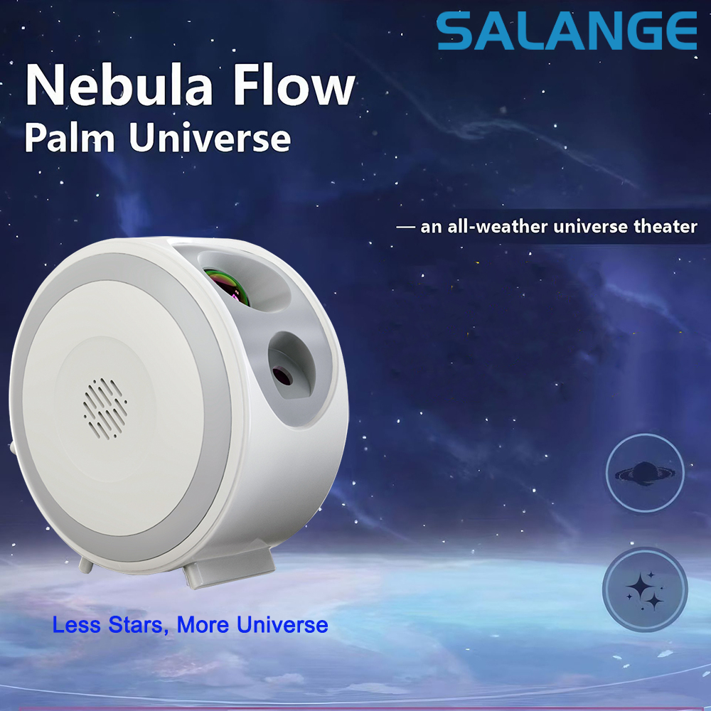 Salange Starry Sky โคมไฟฉายบรรยากาศฉายสภาพอากาศจักรวาลโรงละครบรรยากาศโรแมนติก Nebula Projection Star Night Light Galaxy โปรเจคเตอร์ของขวัญ