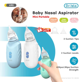 Dr.isla ที่ดูดน้ำมูกเด็ก   เครื่องดูดน้ำมูก Soft Nasal Aspirator ช่วยบรรเทาอาการหวัดในทารก 65kpa   ที่ดูดน้ำมูก  U93