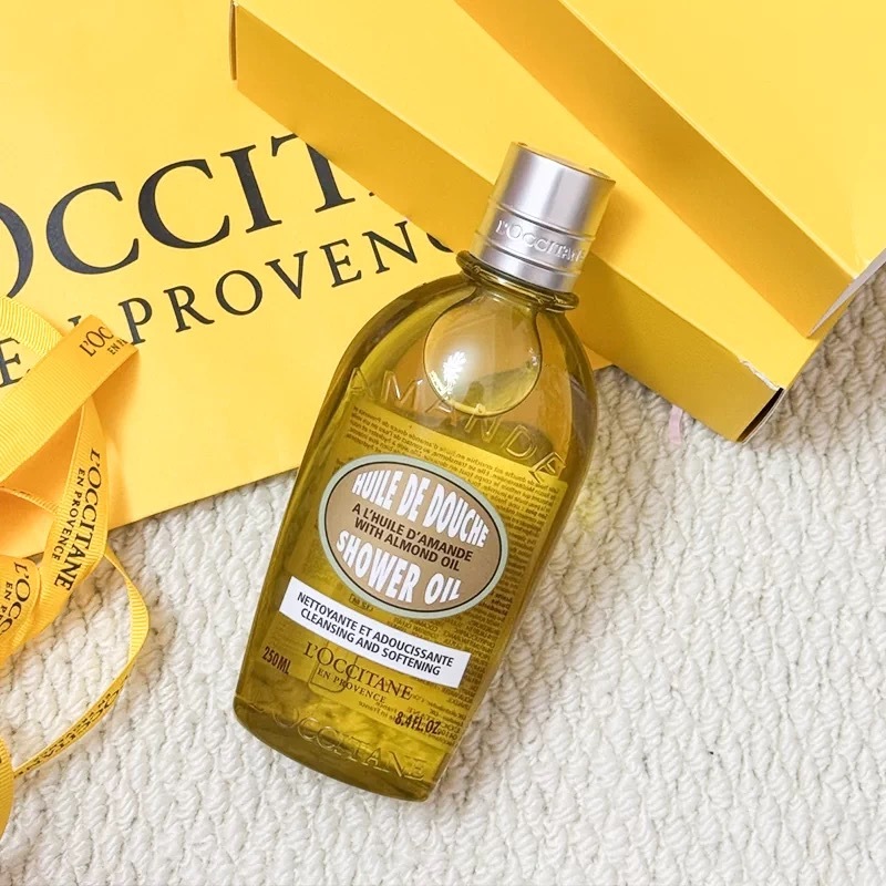(Buy 1 Get 1 Free)L'Occitane Almond Shower Oil 250ml& L'Occitane Almond Milk Veil 240ml ล็อกซิทาน คร