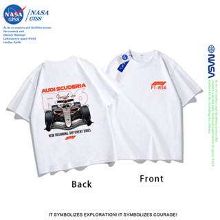 NASA เสื้อยืดชายหญิงแขนสั้น สไตล์ลำลอง summer F1-RS6 เหตุการ…