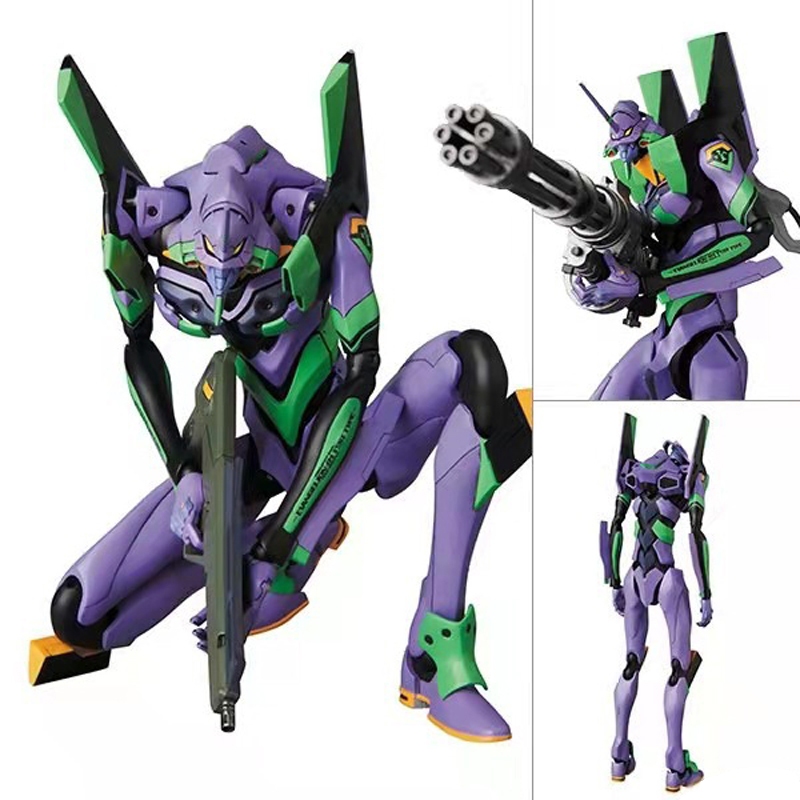 Neon Genesis Evangelion EVA-01 ประเภททดสอบ Unit-01 Evangelion MAF 080 Joint Movility PVC Action Figures คอลเลกชันตกแต่งตุ๊กตากล่องของเล่น