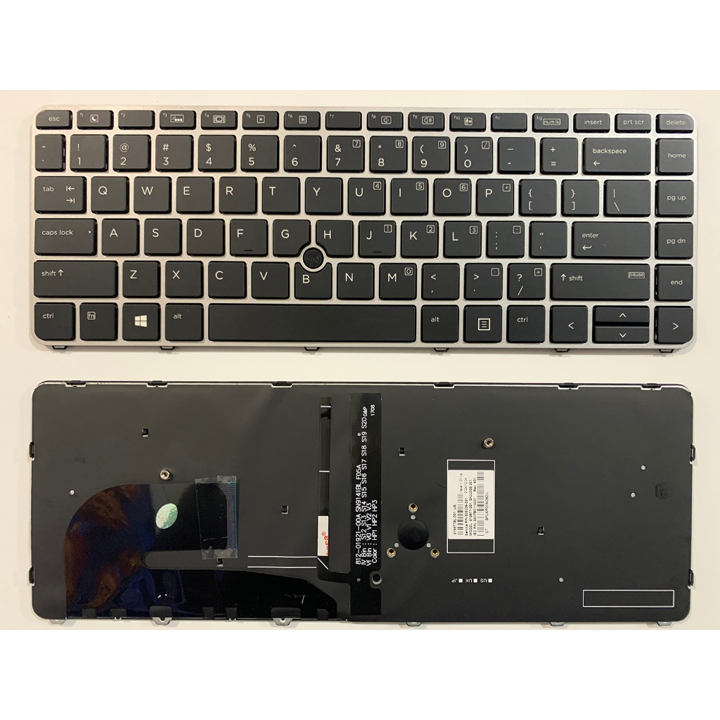 แป้นพิมพ์แล็ปท็อป US สําหรับ ZBOOK 14u G4 HP 840 G3 840 G4 848 G3 848 G4 745 G3 745 G4 840r HSTNN-I3
