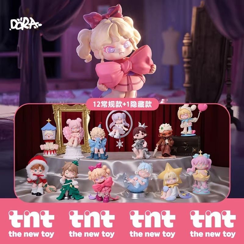 Dora Wonderful Night Series Blind Box โมเดลสะสมฟิกเกอร์ PVC น่ารัก