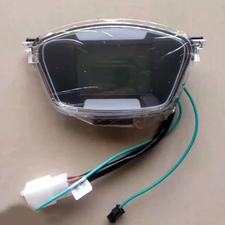 แดชบอร์ด LCD สำหรับรถจัكرยานไฟฟ้า 48-72V พร้อมเรือนไมล์และเกจแบตเตอรี่ ปลั๊ก 6 พิน