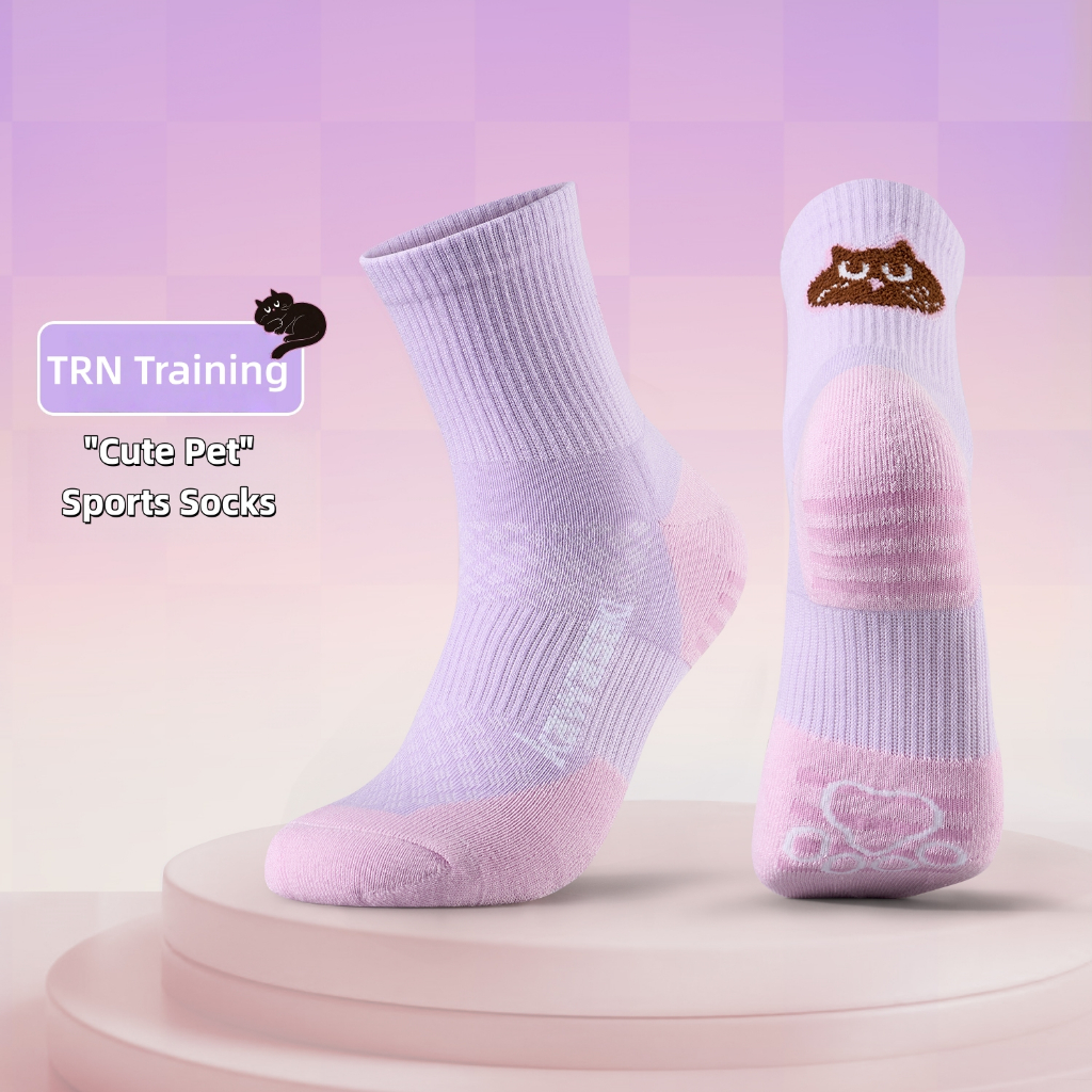 KAWASAKI คาวาซากิน่ารักสัตว์เลี้ยงผู้ใหญ่ถุงเท้าแบดมินตันระบายอากาศเหงื่อดูดซับถุงเท้ากีฬา TRN ถุงเท