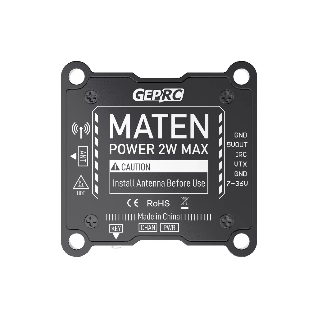 GEPRC MATEN 1.2G 2W VTX สําหรับเครื่องบิน RC ระยะไกล