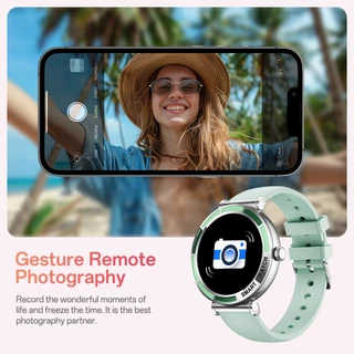 Aolon LILY R3 สมาร์ทวอท์ชบลูทูธโทรกีฬาฟิตเนสติดตาม Heart Rate Sleep Monitoring Smartwatch สําหรับผู้หญิง