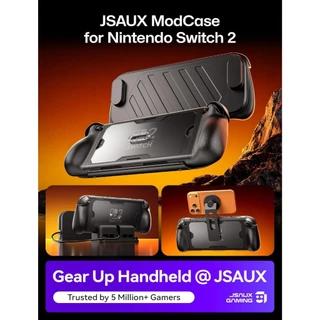 JSAUX ModCase สําหรับสวิทช์ 2 nintendo SWITCH 2 กรณีป้องกันกรณี TPU กรอบกลางและ PC ฝาครอบด้านหน้า Shock Absorption & Anti-Scratch-PC0121