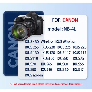 แบตเตอรี่กล้อง PUMPD NB-6L เหมาะสําหรับ Canon IXUS 95 105 200 210 300 330 HS IS ที่ชาร์จกล้อง