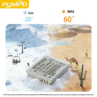 แบตเตอรี่กล้อง PUMPD NB-6L เหมาะสําหรับ Canon IXUS 95 105 200 210 300 330 HS IS ที่ชาร์จกล้อง