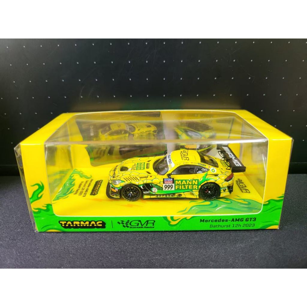 TARMAC WORKS Out of Print Mercedes Benz AMG GT3 2023 Buster 12 ชั่วโมง Endurance TW Mercedes-AMG GT3