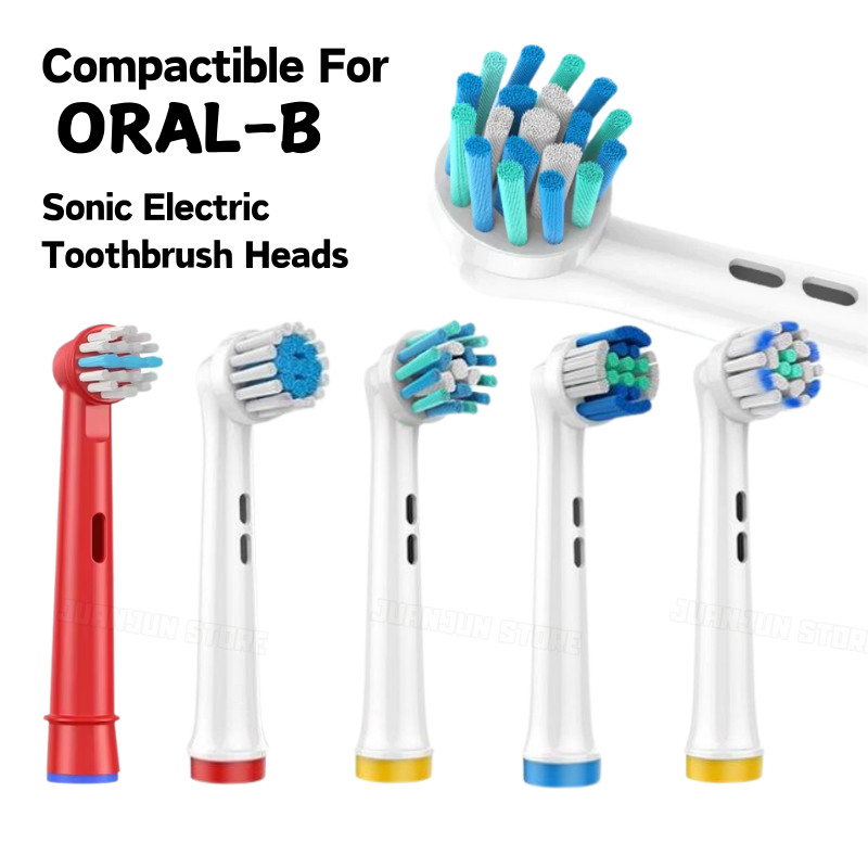 【Toothbrush Head】20pcs Replacement Brush Heads Remove Plaque Deep Clean Teeth EB10A/EB17/EB18/EB20/E