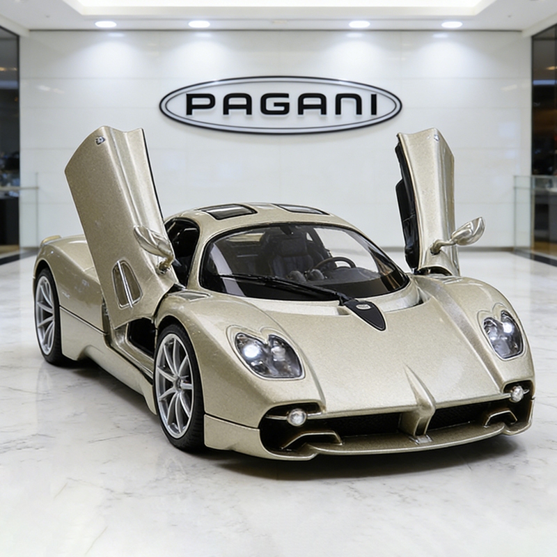 WELLY 1:24 Pagani Utopia Supercar รถDiecasts & Toy Vehiclesรถรุ่นMiniature Scaleรุ่นรถสําหรับเด็ก