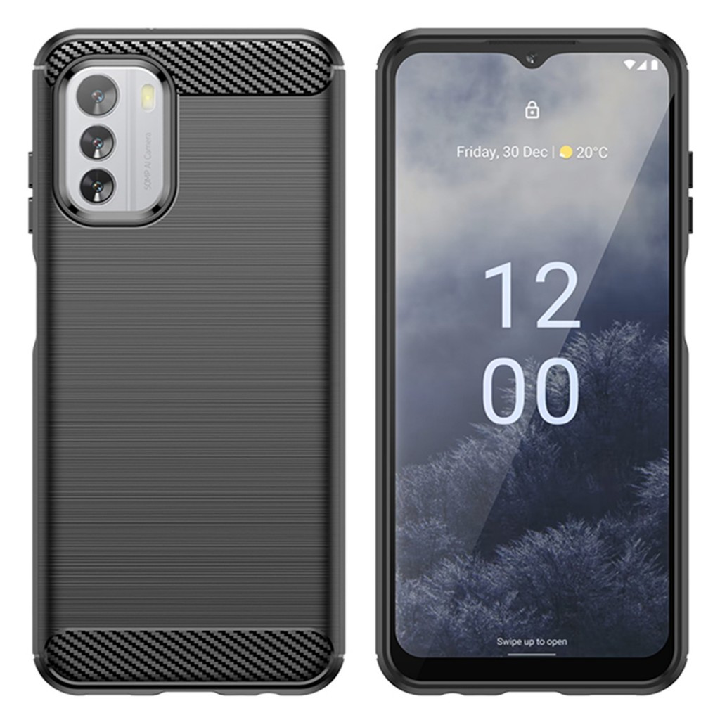 เคสโทรศัพท์แบบนุ่มสําหรับ Nokia G60 5G คาร์บอนไฟเบอร์สําหรับ nokia G60 เคสด้านหลังกันกระแทก