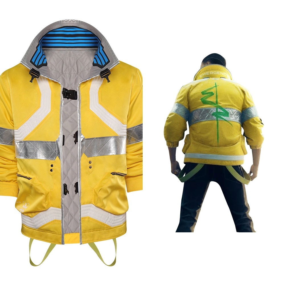 Cyberpunk 2077 Cyber punk-David Martinez Jacket ฮาโลวีน Carnival คอสเพลย์เครื่องแต่งกาย