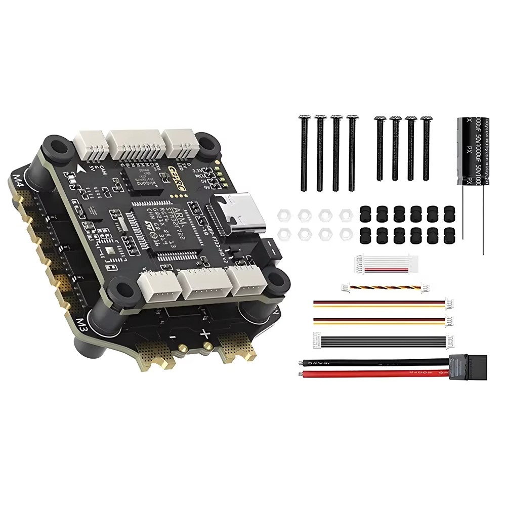 GEPRC TAKER F722 BLS 65A V2 Flight Stack F722-HD V2 Flight Controller TAKER H65_8S_BLS 65A 4IN1 ESC