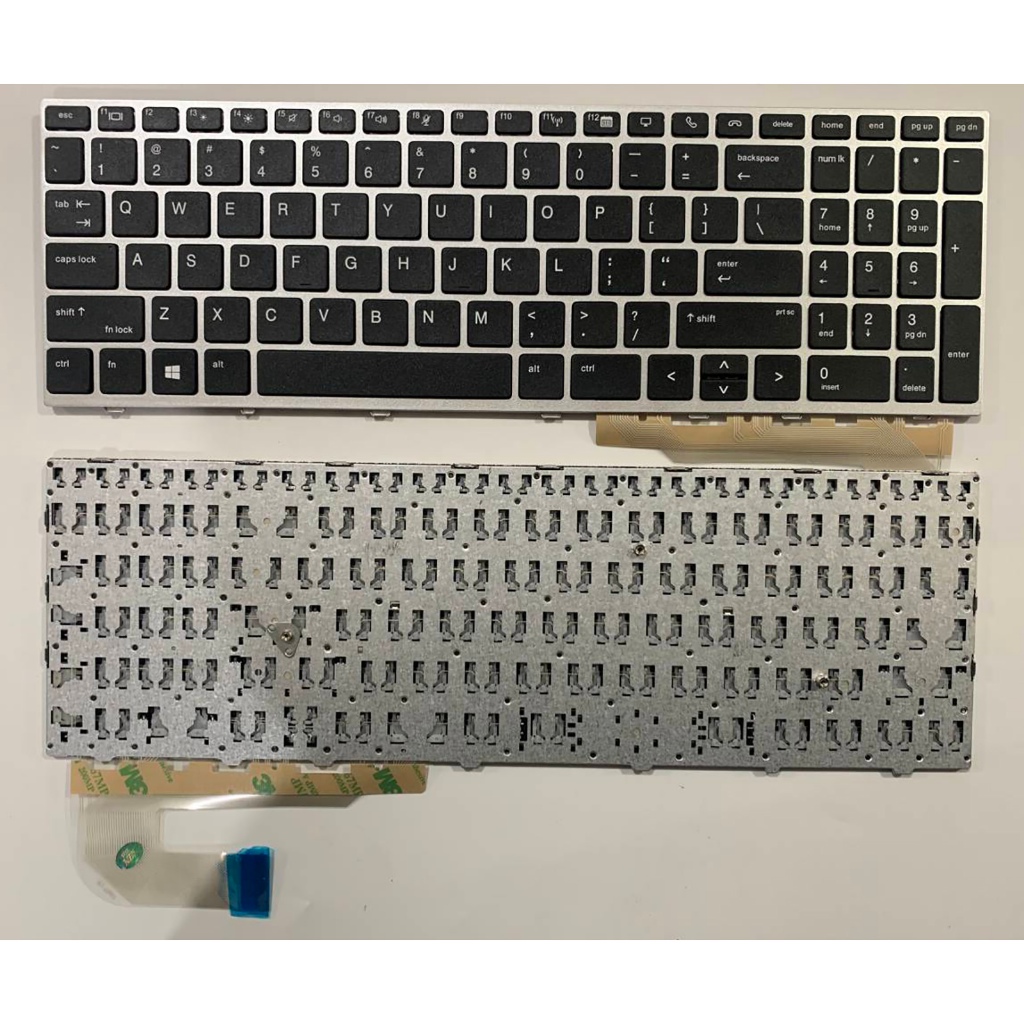 แป้นพิมพ์แล็ปท็อป US สําหรับ HP 750 G5 750 G6 755 G5 755 G6 850 G5 850 G6 855 G5 855 G6 Zbook 15U G6