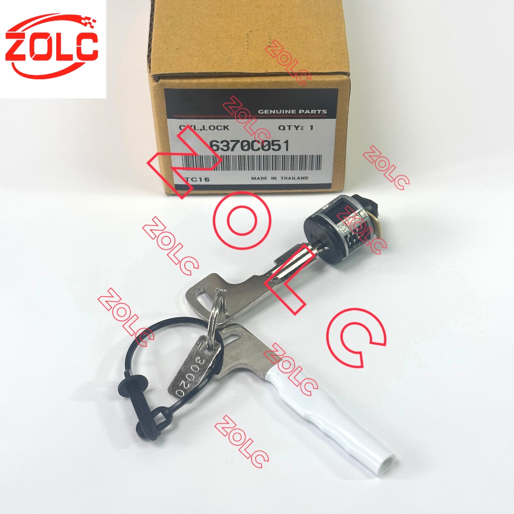 ใหม่ของแท้ด้านหน้าผู้โดยสารกล่องถุงมือล็อคกระบอก Key 6370C051 สําหรับ Pajero Montero Sport 3 L200 Tr