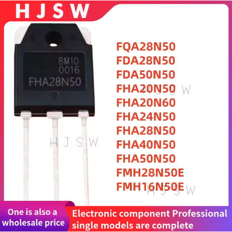 5PCS 100% ใหม่ FQA28N50 FDA28N50 FDA50N50 FHA20N50 FHA20N60 FHA24N50 FHA28N50 FHA40N50 FMH28N50 FHA5
