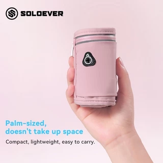 【TH Delivery 】SOLOEVER กระเป๋าคาดเอวออกกำลังกายสำหรับวิ่ง กันน้ำ เบา วัสดุผ้าอย่างดี ช่องเก็บของใหญ่ สีดำ