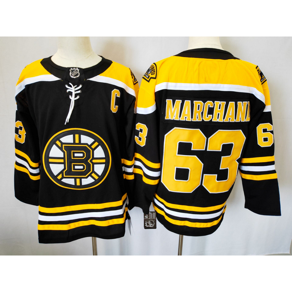 NHL Hockey Jersey Hockey Jersey Brown Bears Home Hockey Jersey ปักชุดกีฬาแขนยาวแบบอเมริกัน
