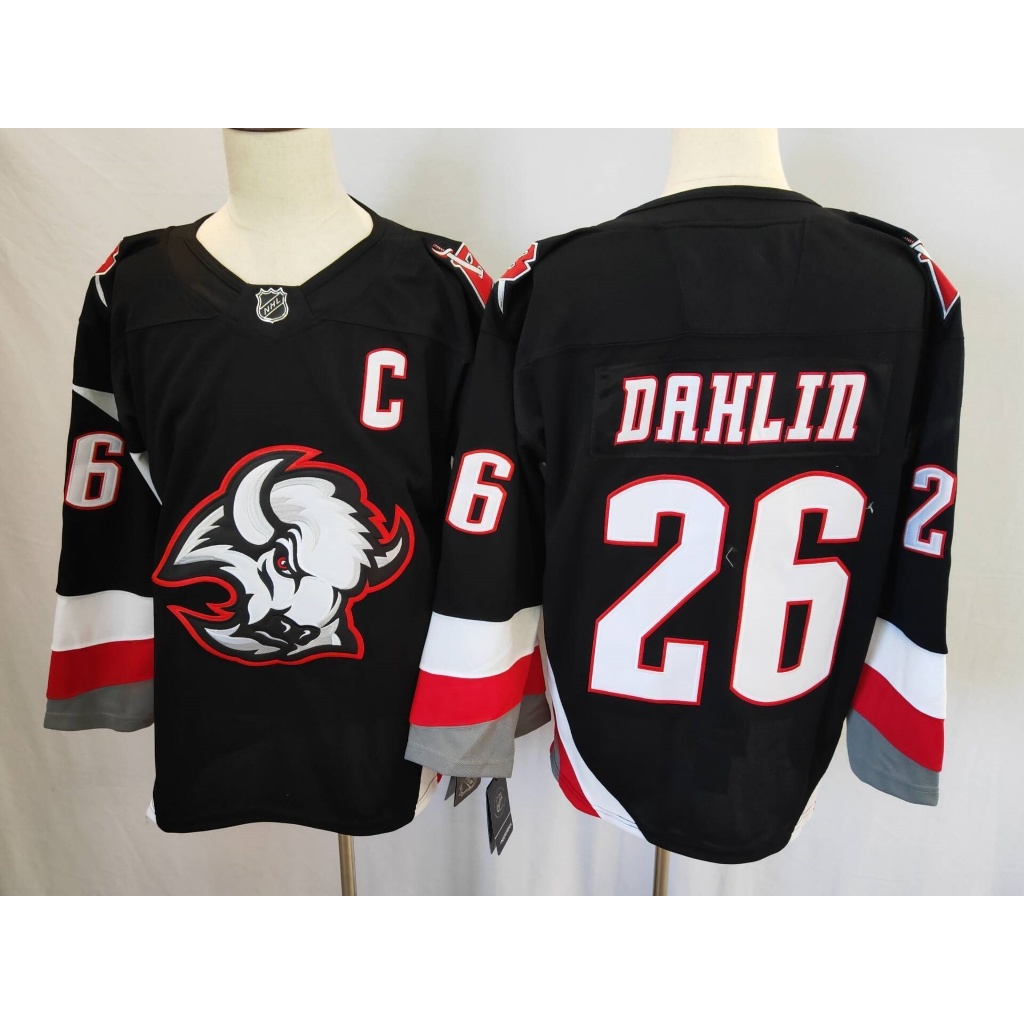 NHL Hockey Jersey Hockey Jersey เสื้อฮอกกี้ที่บ้านปักชุดกีฬาแขนยาวแบบอเมริกัน