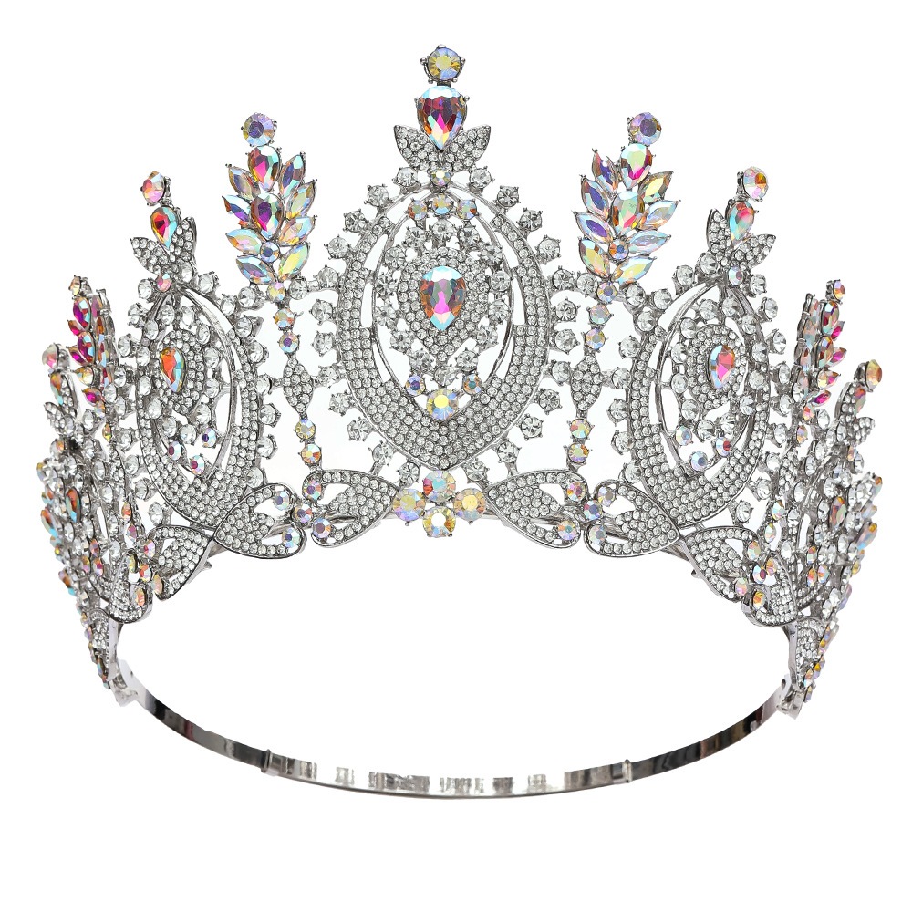 มงกุฎสำหรับเจ้าบ่าวและงานแต่งงาน ออกแบบเหมือนติาร่าราชินี Miss Universe ขนาดใหญ่