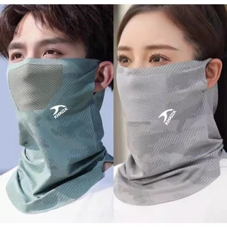ผู้ชายฤดูร้อนป้องกันแสงแดดใบหน้าหน้ากากผ้าป้องกันรังสียูวีปกออกแบบสําหรับขี่จักรยานกลางแจ้งระบายอากาศเบ็ดและตาปิดผู้หญิงปกหน