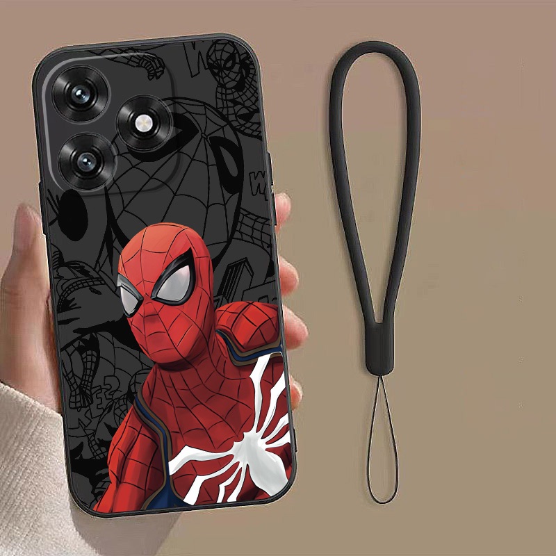 Honor X8d X7d Honor Case Case Spider Man Marvel Silicon Case น่ารัก Simple Case Soft Cover