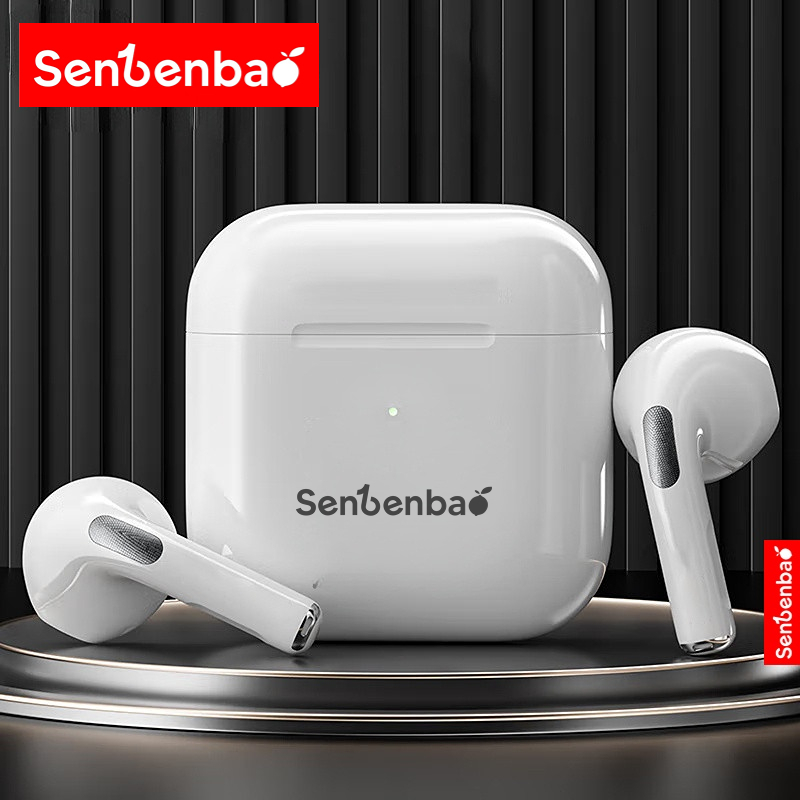 SenBenBao Air Pro 4 TWS ENC หูฟังไร้สายกีฬาหูฟังบลูทูธสเตอริโอหูฟังชนิดใส่ในหูพร้อมไมโครโฟนในตัวกีฬาน้ําหนักเบา