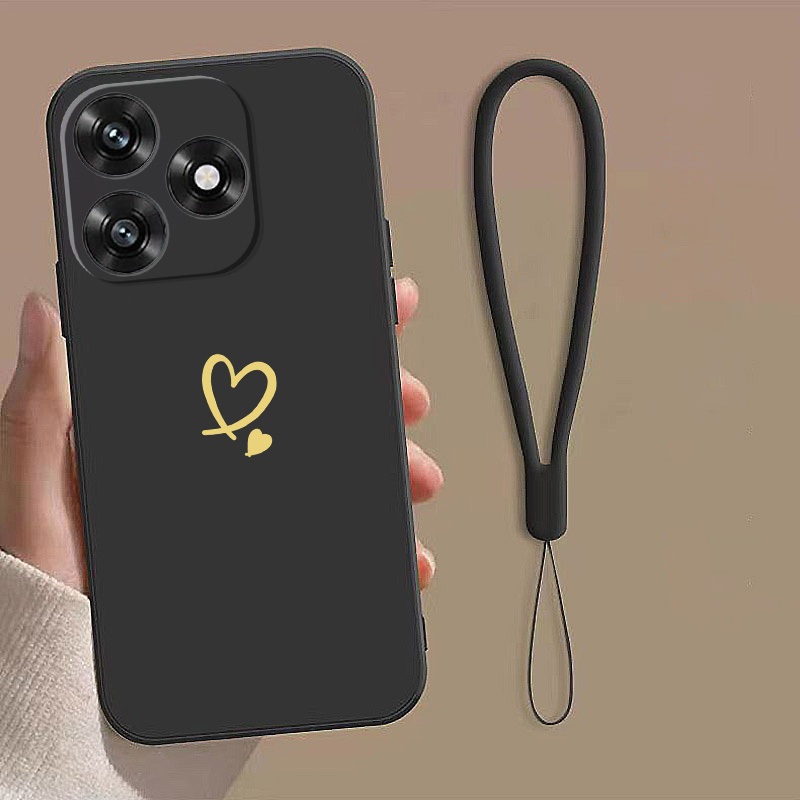 Honor X8d X7d Honor Case Artistic Love Heart Silicon Case น่ารัก Simple Case Soft Cover