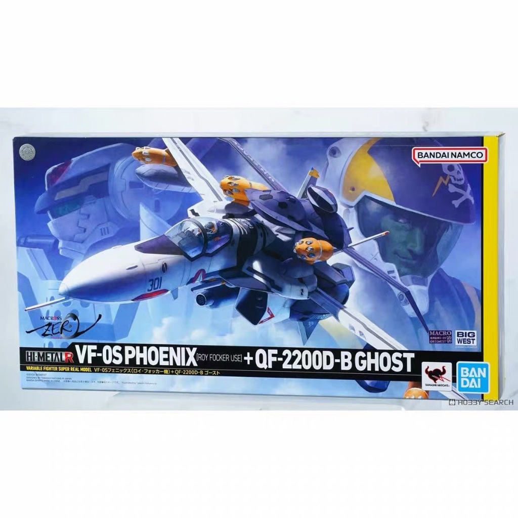 BANDAI HI-METAL R Macross VF-0S PHOENIX ROY FOCKER ใช้ QF-2200D-B GHOST