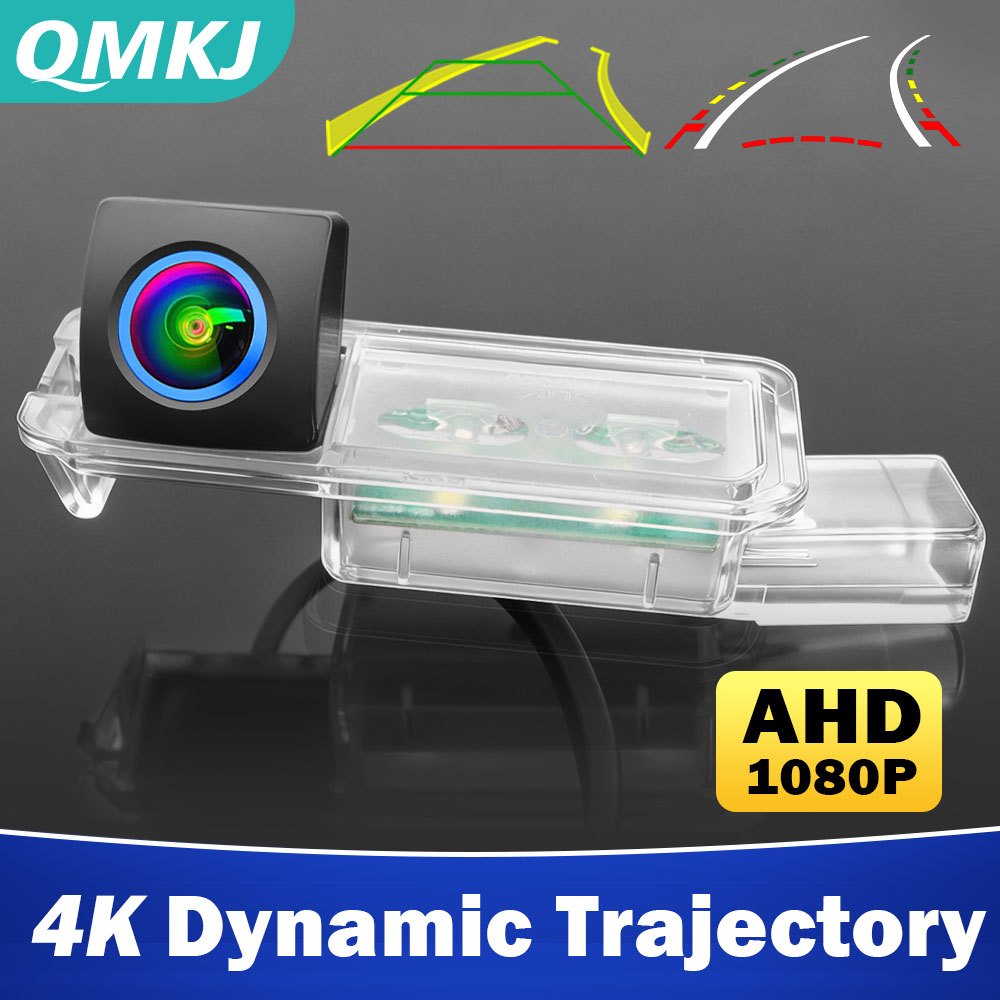 180° 1920x1080P HD AHD รถด้านหลังย้อนกลับกล้องสําหรับ Volkswagen VW Golf 6/7 Passat CC B7/B8 Beetle 