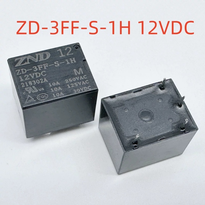 รีเลย์ ZD-3FF-S-1H 05V 12A 4 พิน