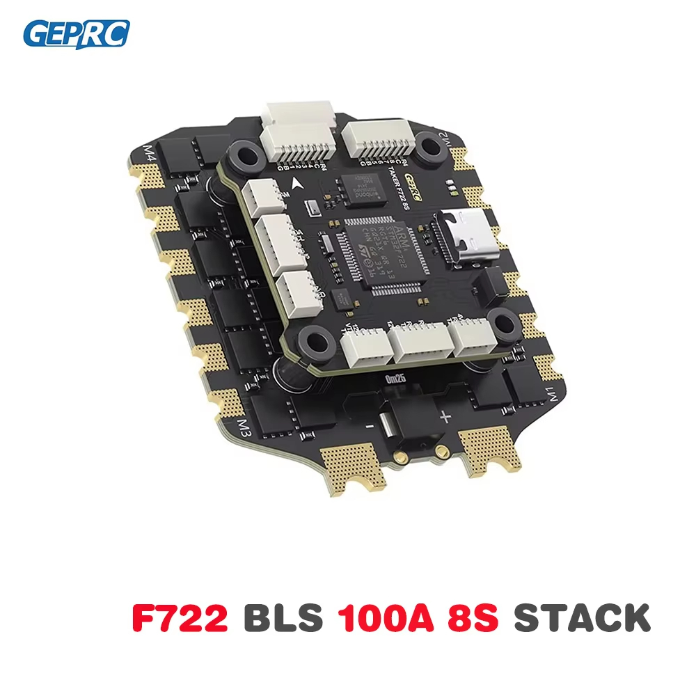 GEPRC TAKER F722 BLS 100A 8S STACK F722 3-8S Flight Controller 4IN1 ESC สําหรับ RC เครื่องบิน